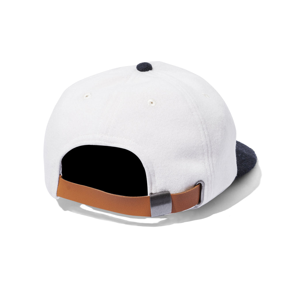 Stoned Bear Doge Baseball Cap Broken White