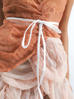 CNIDARIA Wrap Top/Skirt BABY PEACH