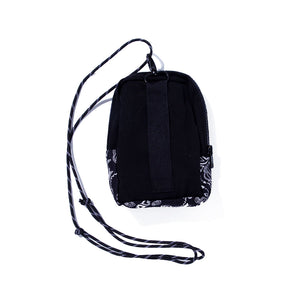 Black Bandana Pouch Bag Black