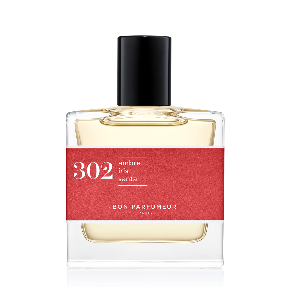 302 Amber, Iris, Sandalwood Red