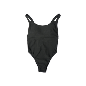 Brooklyn Ribbed One-piece BLACK