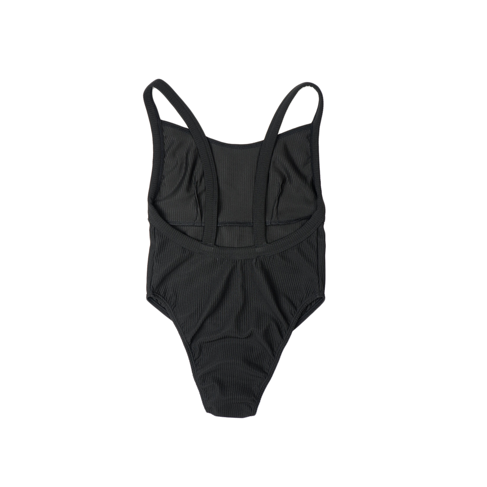 Brooklyn Ribbed One-piece BLACK