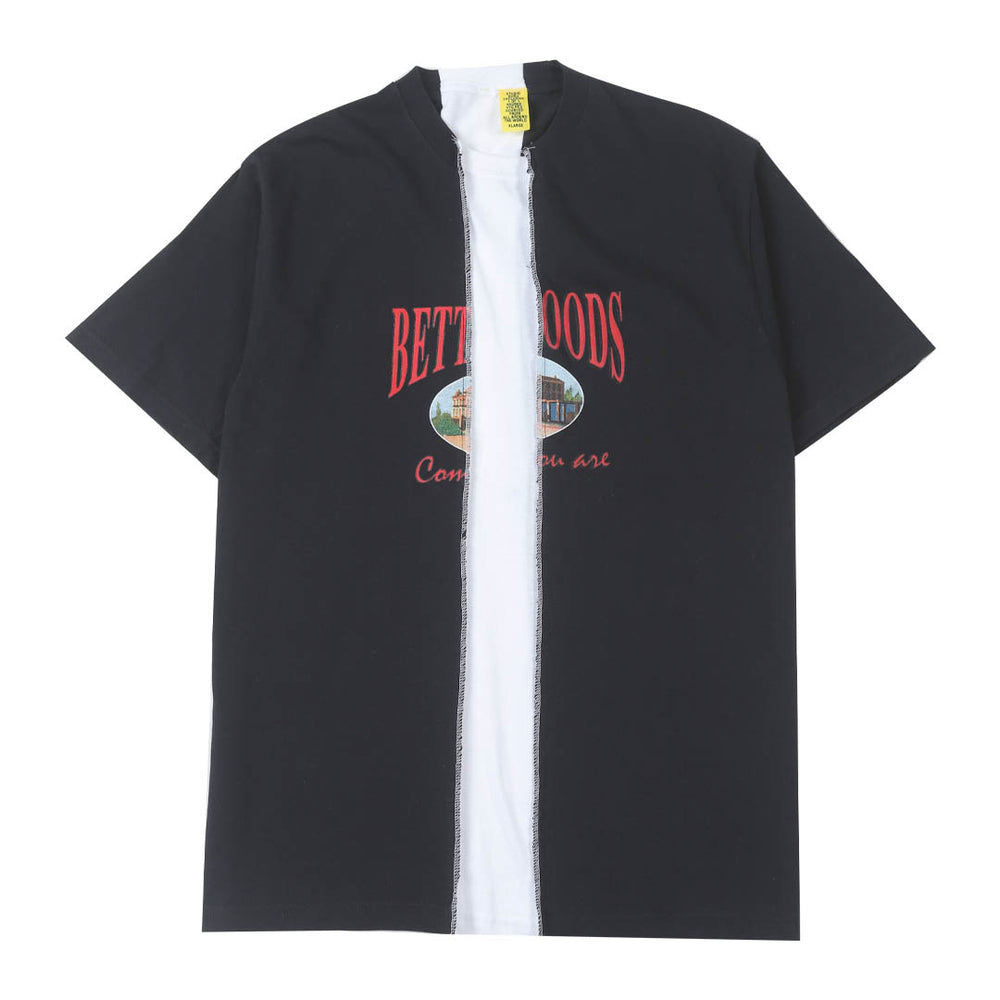 Buru Studio Reworked White Lines T-Shirt Mix