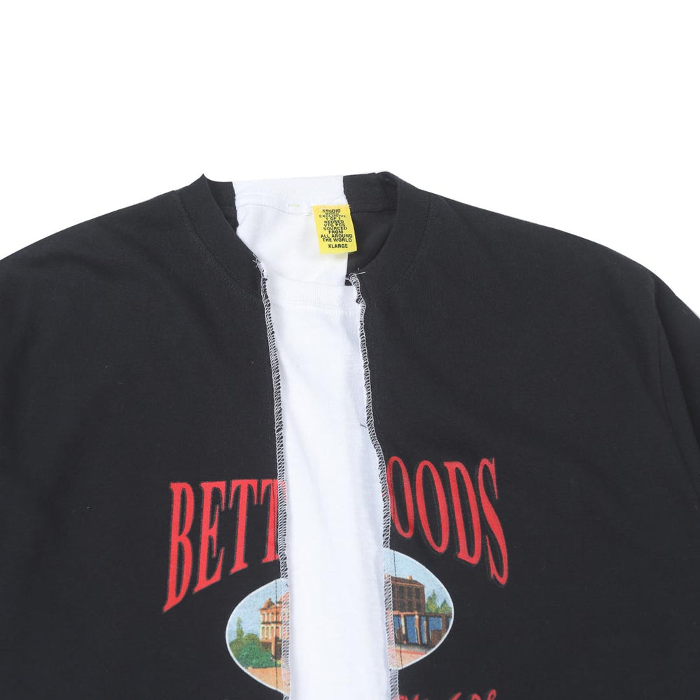 Buru Studio Reworked White Lines T-Shirt Mix