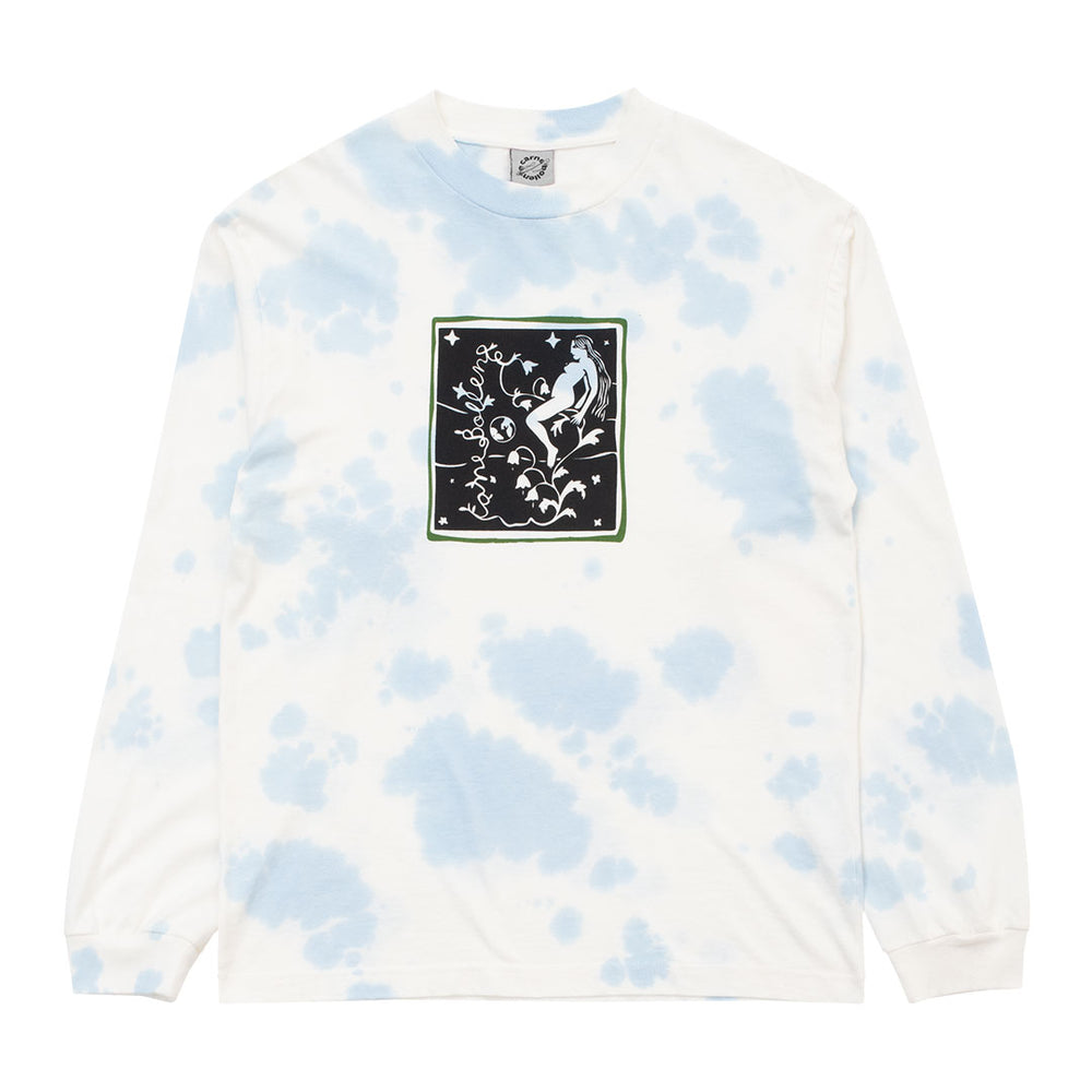 Feel The Roots Ls Tee 05 Blue Tie Die