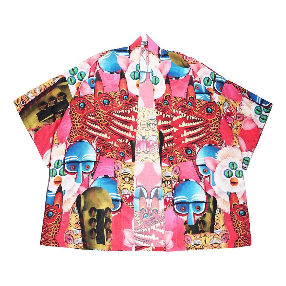 Print Kimono Pink