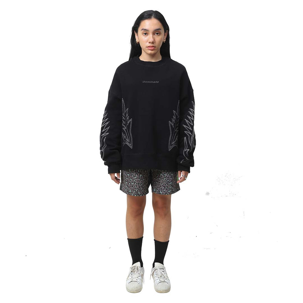 Western Stitch Crewneck Black