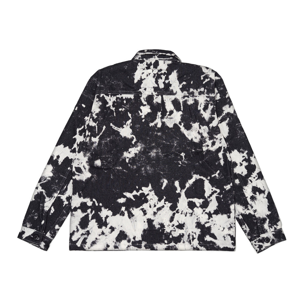 
            
                Load image into Gallery viewer, Tie-Dye Three Pocket Shirt Jacket Black
            
        