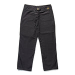 FRAY ANKLE CHINOS BLACK BLACK