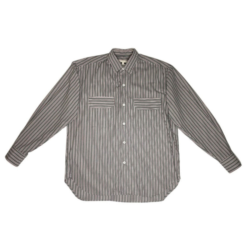 Shima Shirt Colour In Stripes - Grey