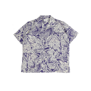 
            
                Load image into Gallery viewer, Floral Linen Shirt Purple
            
        