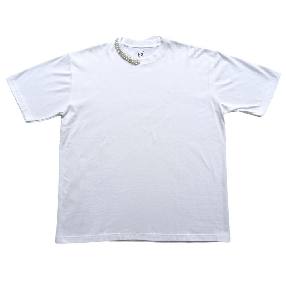 HOJ T-shirt Pearl WHITE
