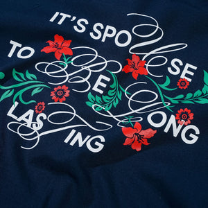 
            
                Load image into Gallery viewer, Its Spouse To Be Long Last Shirt Navy
            
        