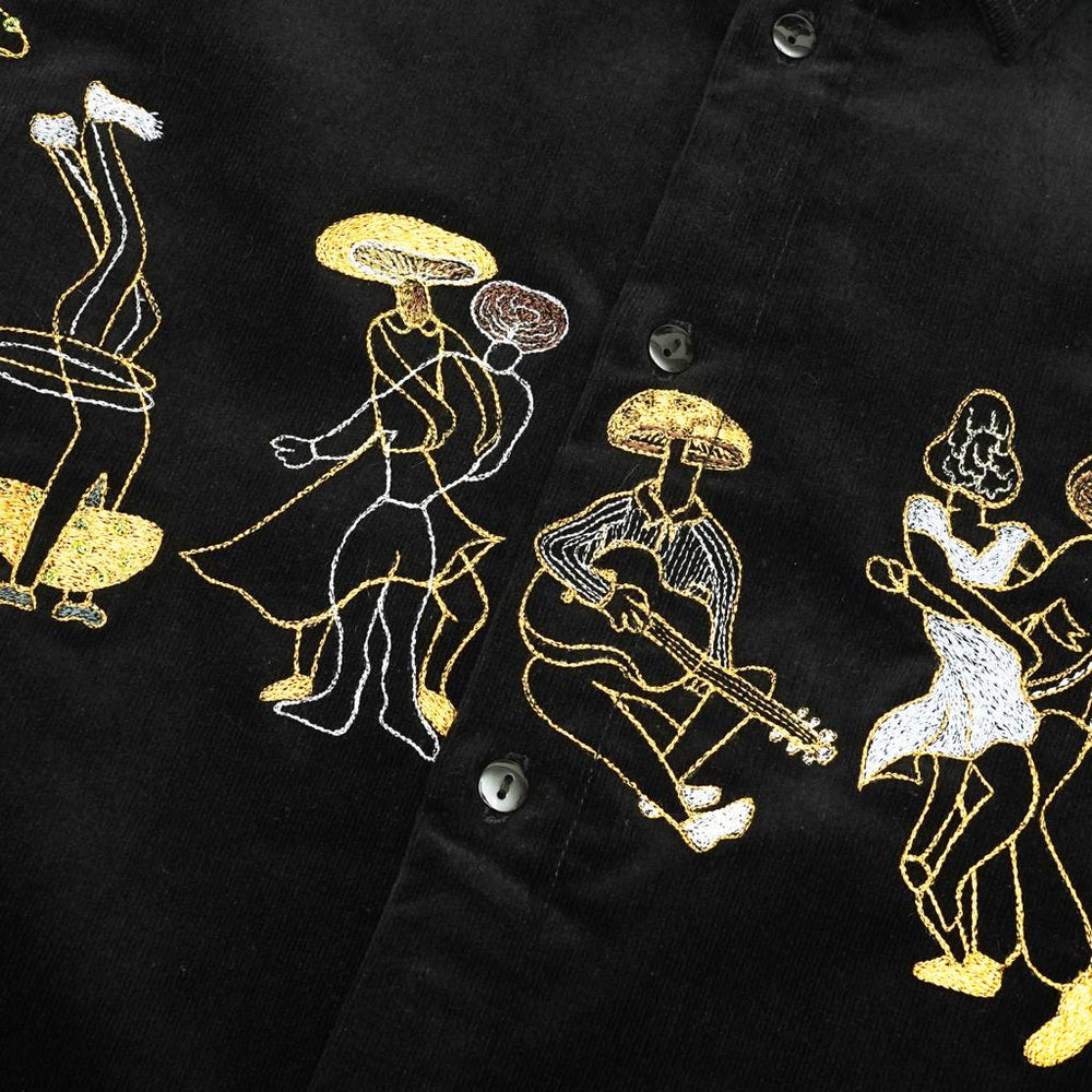 Dancing Mushroom Bw Black