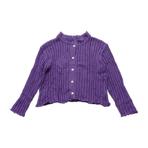 
            
                Load image into Gallery viewer, Ladder Knit Cardigan Lavender
            
        