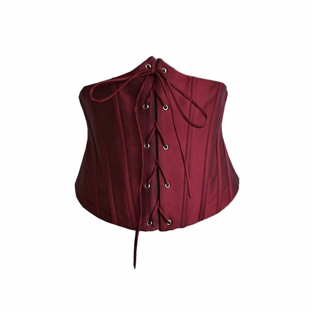 
            
                Load image into Gallery viewer, Fw22 Rose Corset 405 Maroon
            
        