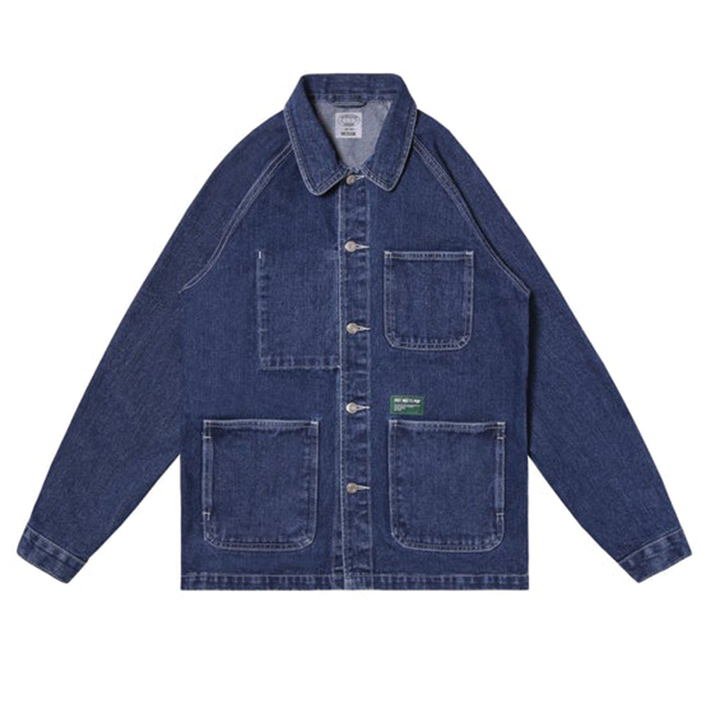 Crutch Chore Coat Washed Indigo