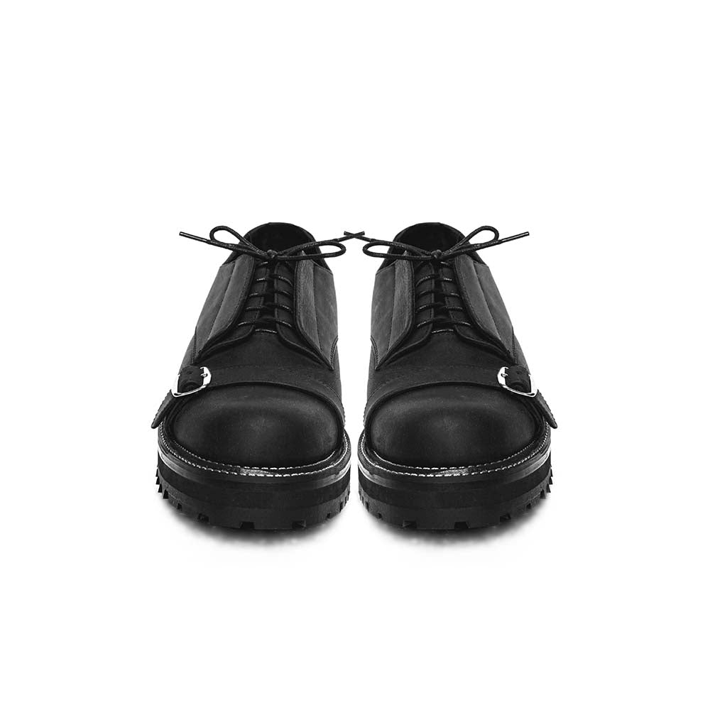 Icarus Buckled Boots Black