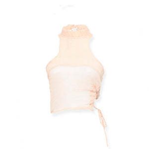 Ruched Top Peach
