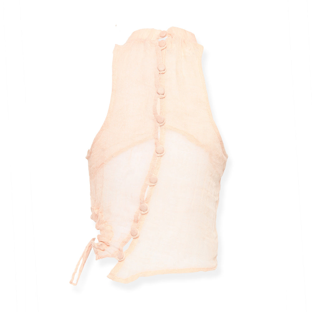 Ruched Top Peach