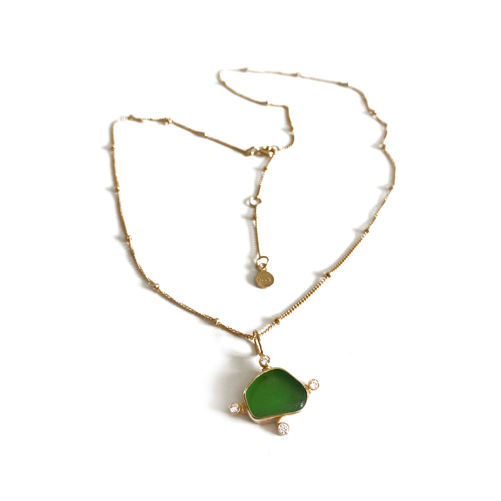 Kirana Necklace in Green