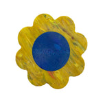 Flower Coaster Yellow Blue