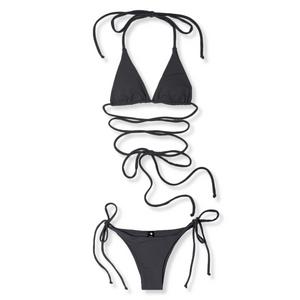 Dama Strappy Bikini Set GREY