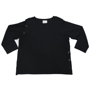 
            
                Load image into Gallery viewer, Detachable Sleeve Top Black
            
        