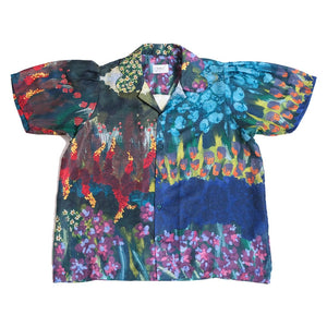 
            
                Load image into Gallery viewer, Eloise Scallop Puffy Shirt Multi Color
            
        