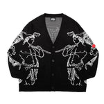 LACREME SALVATION CARDIGAN KNIT BLACK