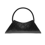 ASZBAGUETTE CROCO BLACK SHOULDER BLACK