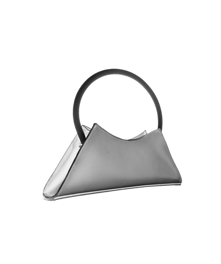 ASZBAGUETTE BLACK SILVER SHOULDER SILVER