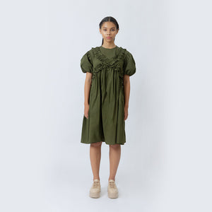 Armor Dress - Olive Olive Green