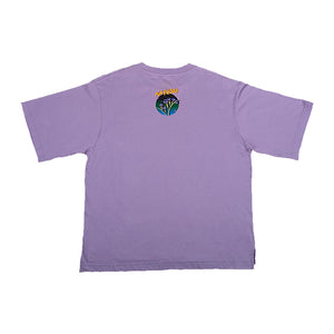 Lilac Profuse Oversized Tee Lilac