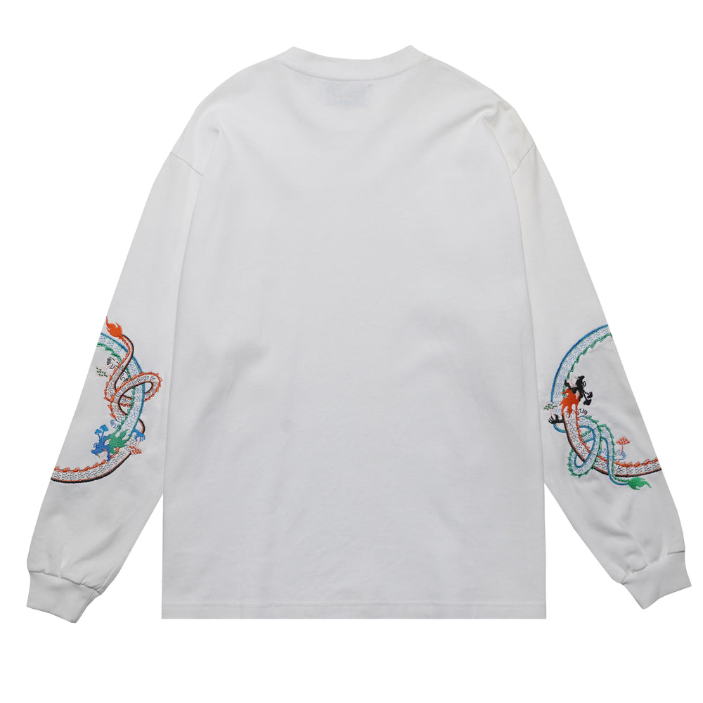 Raven L/S T-Shirt White