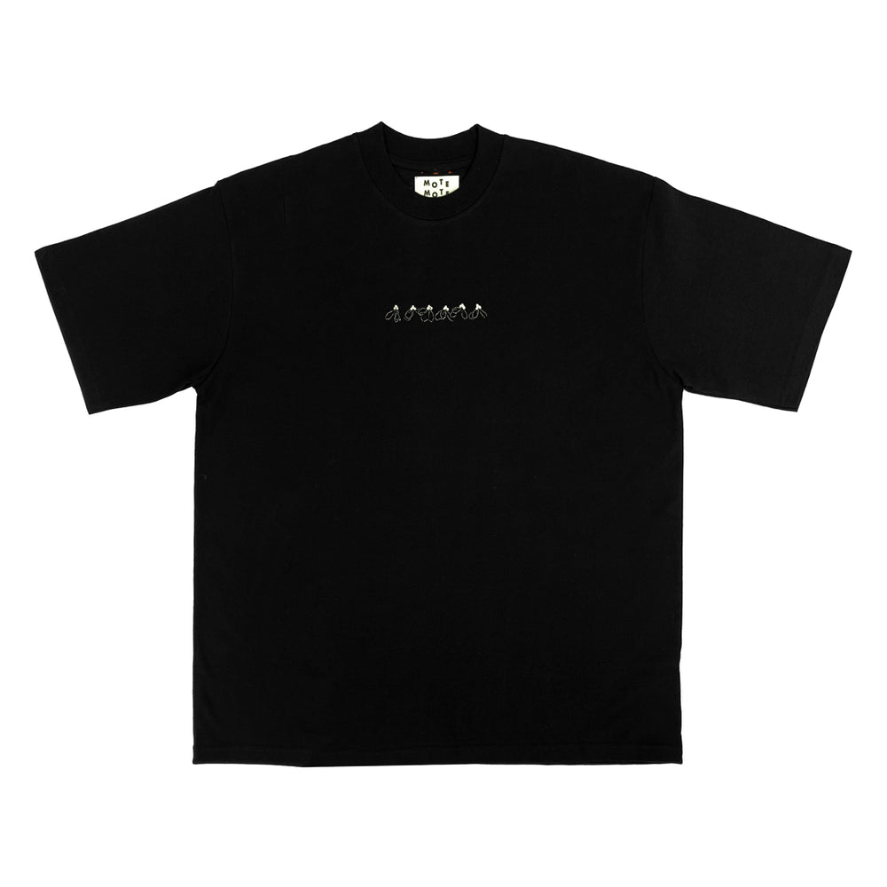Fleur T-Shirt Black Black