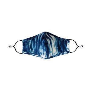 
            
                Load image into Gallery viewer, Zebra Tie Dye Mask Blue
            
        