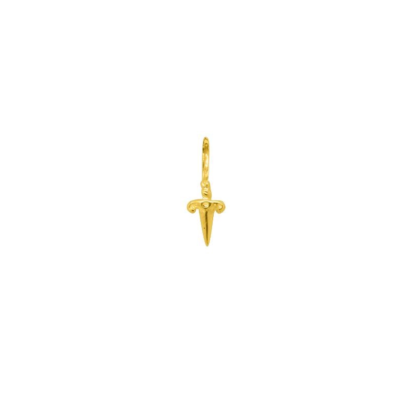 Mini Dagger Charm Gold