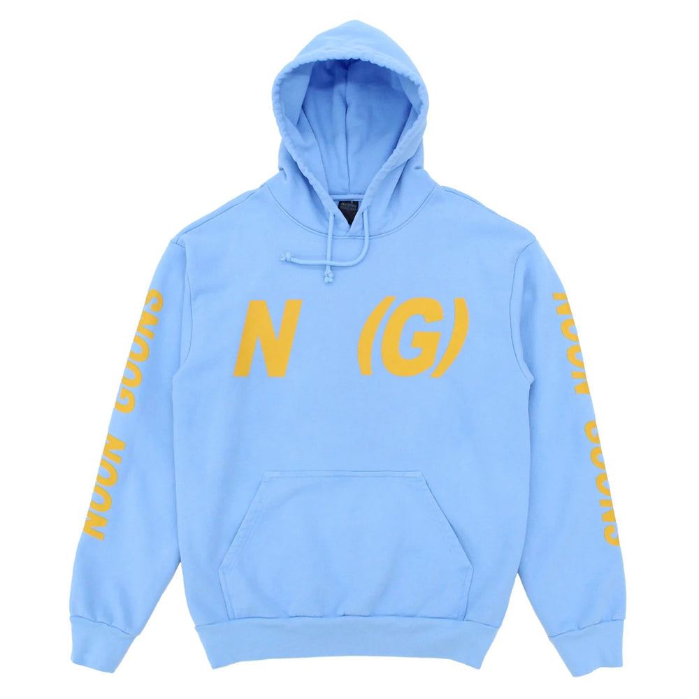 IMPORT HOODIE GLASS BLUE