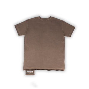 OLIVE RAW EDGE TSHIRTS OLIVE