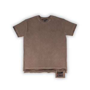 OLIVE RAW EDGE TSHIRTS OLIVE