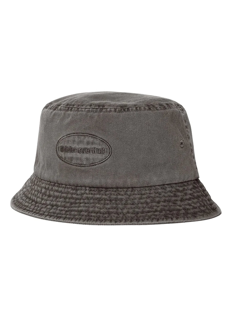 Overdyed E/T-Logo Bucket Hat Charcoal