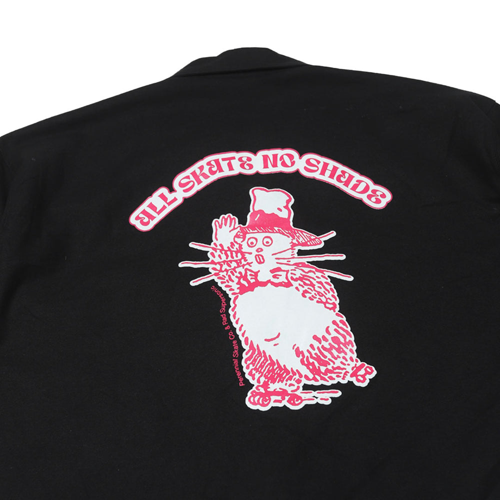 ROLLER CAT BOWLING SHIRT BLACK