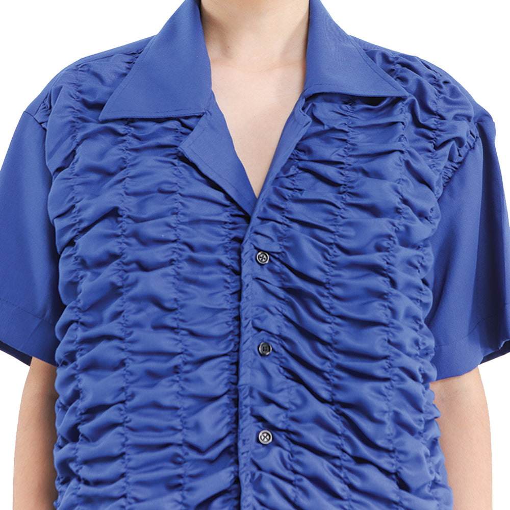 Terranean Shirt Dress Blue
