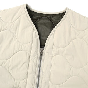 POLARTEC Reversible Quilted Jacket Stone