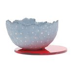 Bintik Merah Pada Biru No. 05 Blue Red