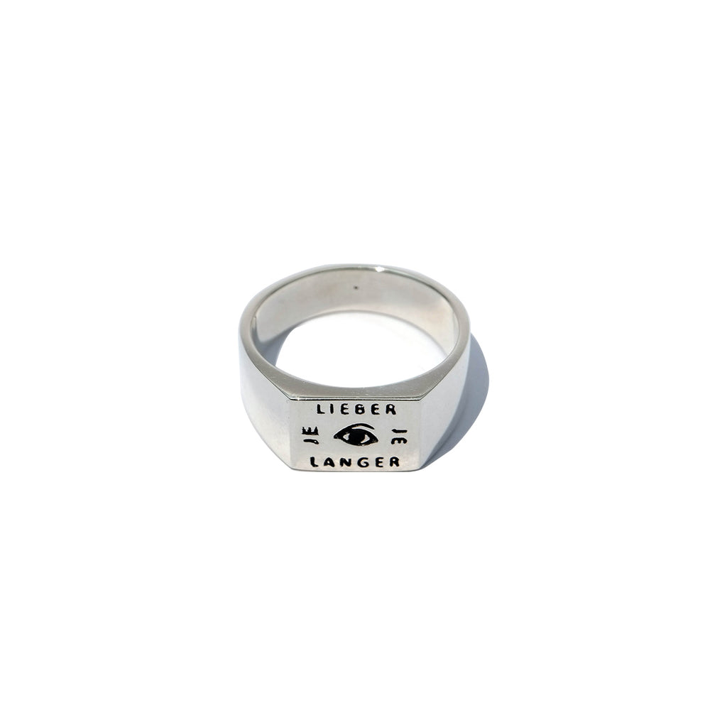 
            
                Load image into Gallery viewer, Je Lieber Je Langer Ring Silver
            
        