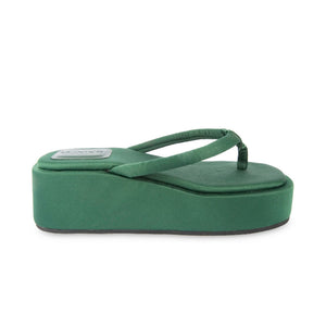 Minuit Mercredi Green Satin