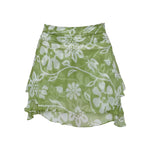 Ruffle Skirt Vacation Moss Green