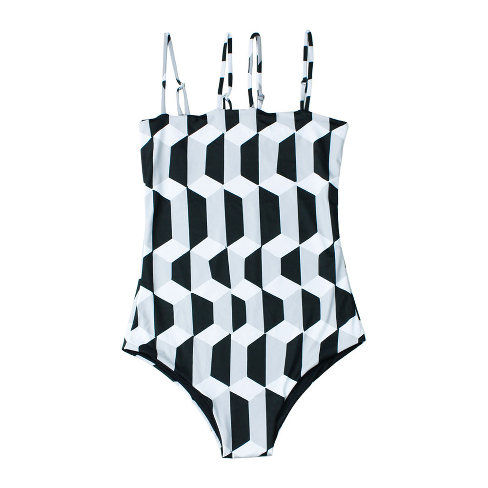 Jade One-Piece Black And White